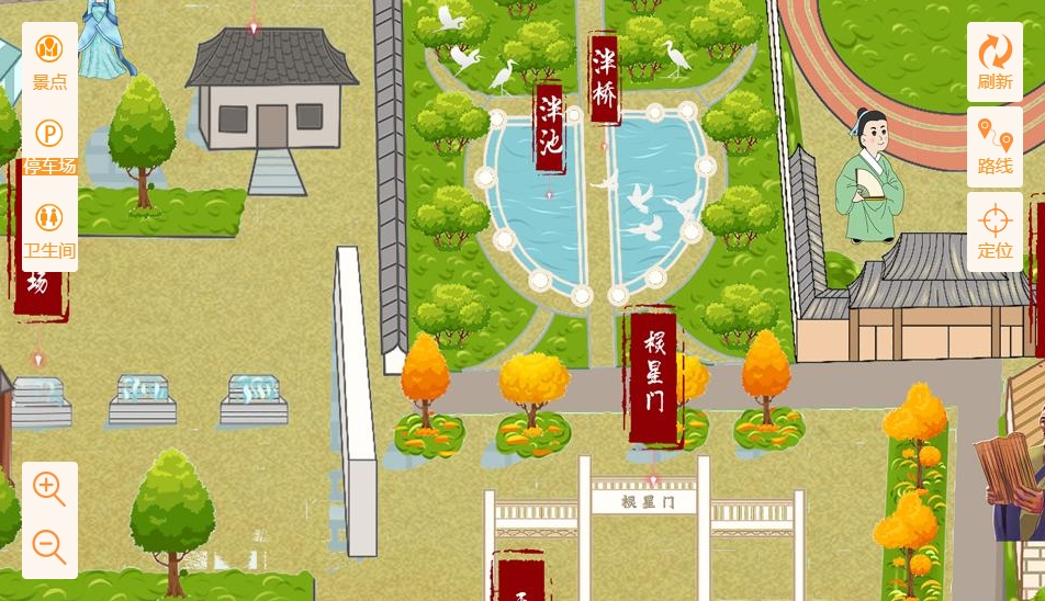 白河手绘地图景区语音讲解导览系统：智慧景区建设的基石